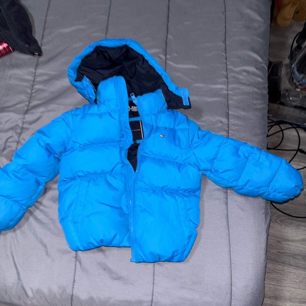 Tommy Hilfiger Kids Blue Puffer Jacket